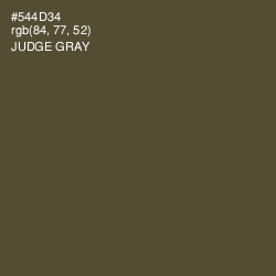 #544D34 - Judge Gray Color Image